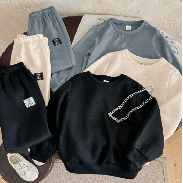 Ensemble de 2 pièces Beige/ 7ans