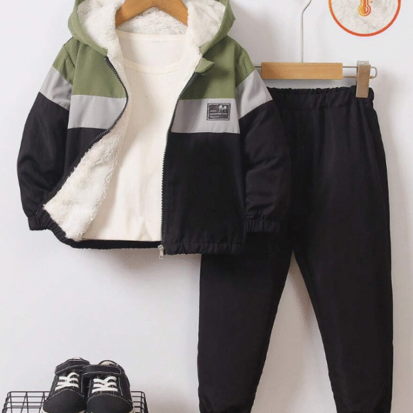 Ensemble 2 pièces (veste à capuche et pantalon)  Multicolore / 7ans