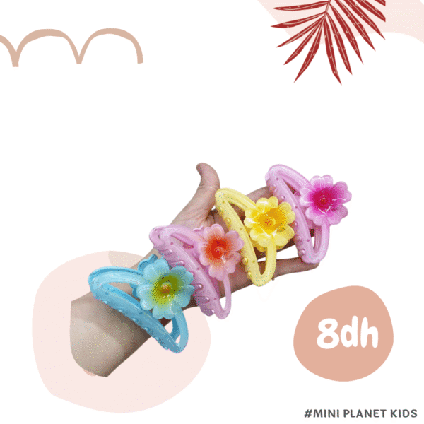 Fleur hawaïenne Casual Pince à cheveux en plastique