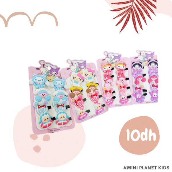 8 pièces pinces à cheveux