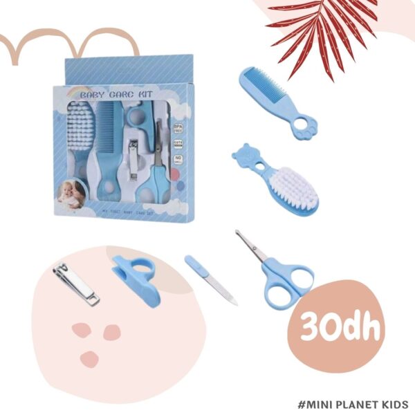 6 pièces/set Ensemble de soins pour nouveau-né garçon avec boîte, ensemble de soins quotidiens