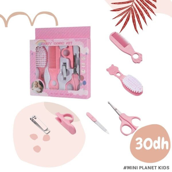 6 pièces/set Ensemble de soins pour nouveau-né fille avec boîte, ensemble de soins quotidiens