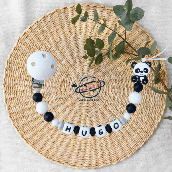 Attache-tétine Thème Panda 🐼